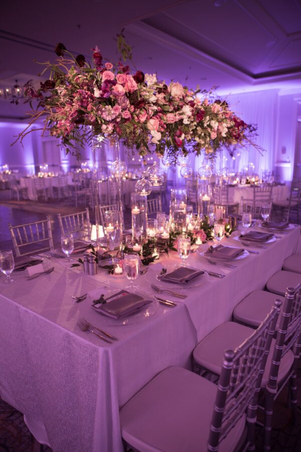 The Rose Room wedding setup